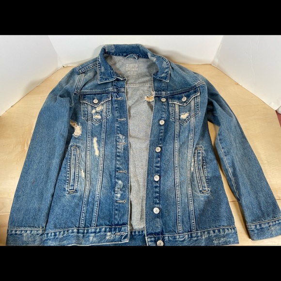 zara basic denim jacket